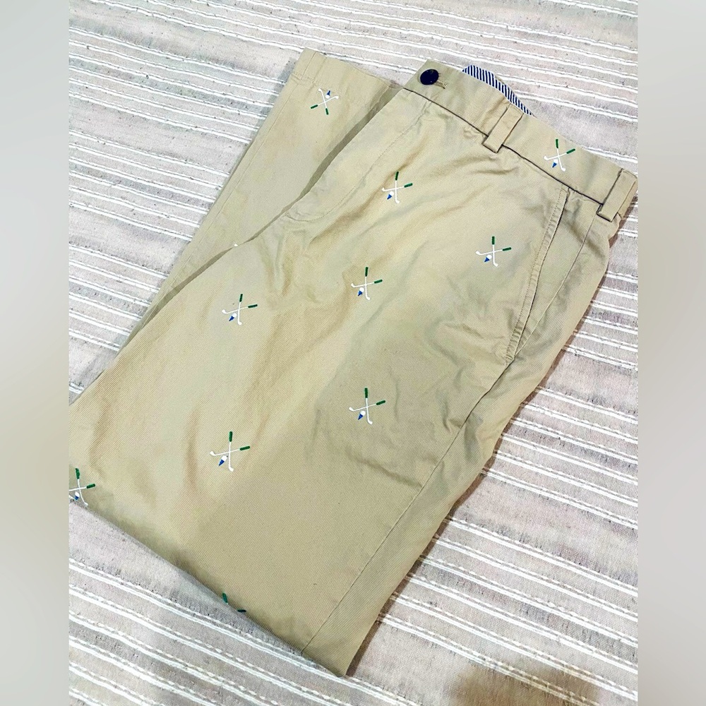 Brooks Brothers Embroidered Chinos ⛳️ 🏌